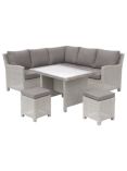 KETTLER Palma 7-Seater Corner Garden Mini Casual Dining Set with Glass Top Table