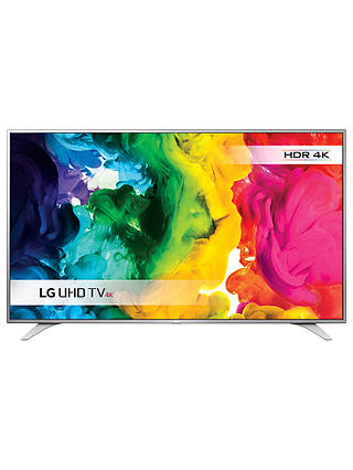 LG 60UH650V LED HDR 4K Ultra HD Smart TV, 60" with Freeview HD & Ultra Slim Metallic Design, Silver & Black
