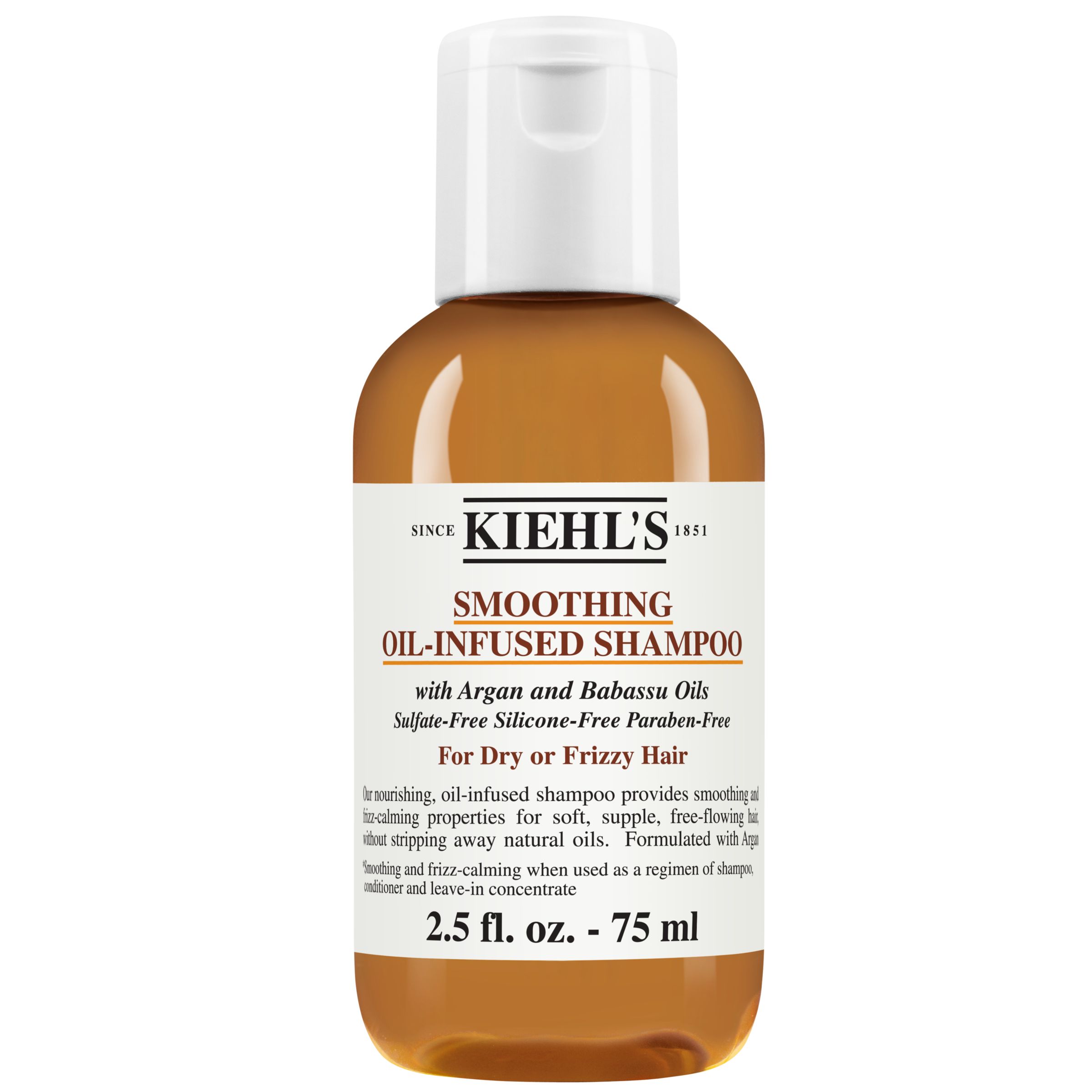 Kiehl S Smoothing Oil Infused Shampoo Dry Frizzy Hair At John Lewis