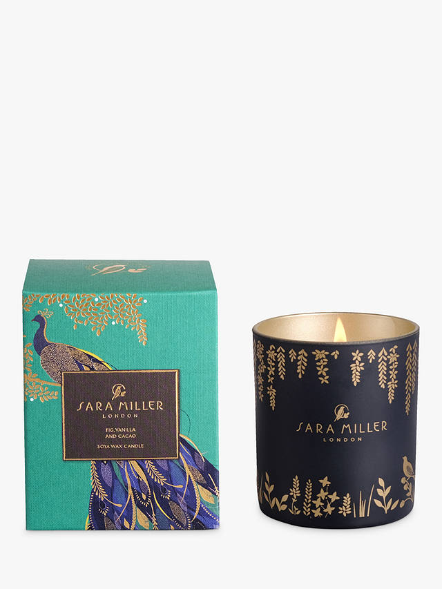 Sara Miller Fig, Vanilla and Cacao Scented Candle