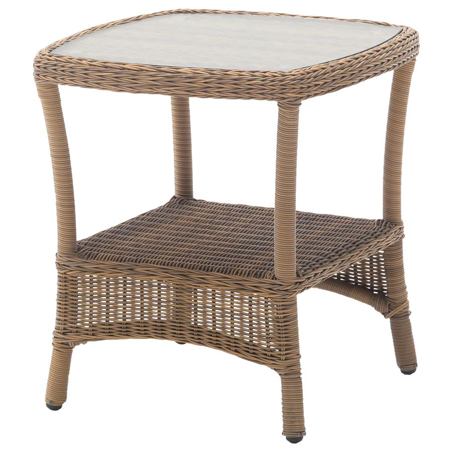Photo of Kettler rhs harlow carr square garden side table natural