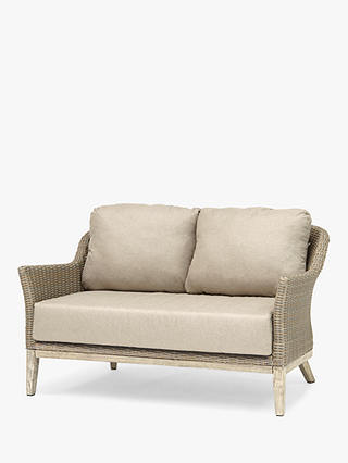 KETTLER Cora Lounging 2 Seater Sofa, FSC-Certified (Acacia Wood), Smoke White