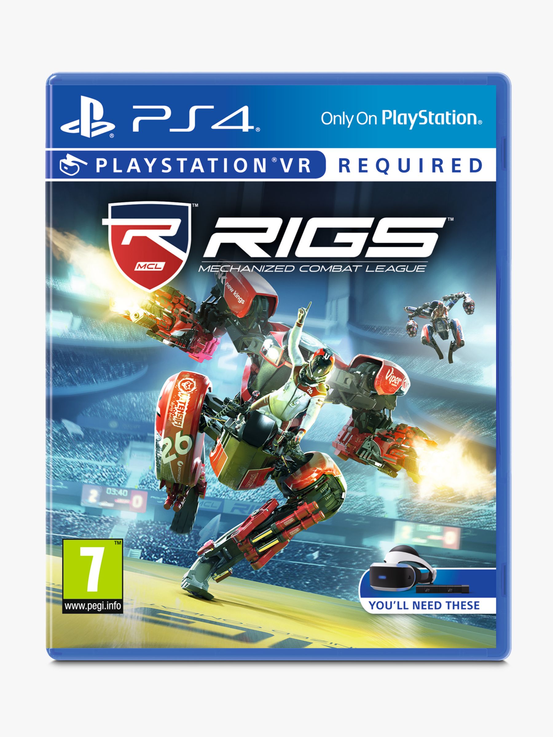 RIGS Mechanised Combat League PS VR Game for PS4