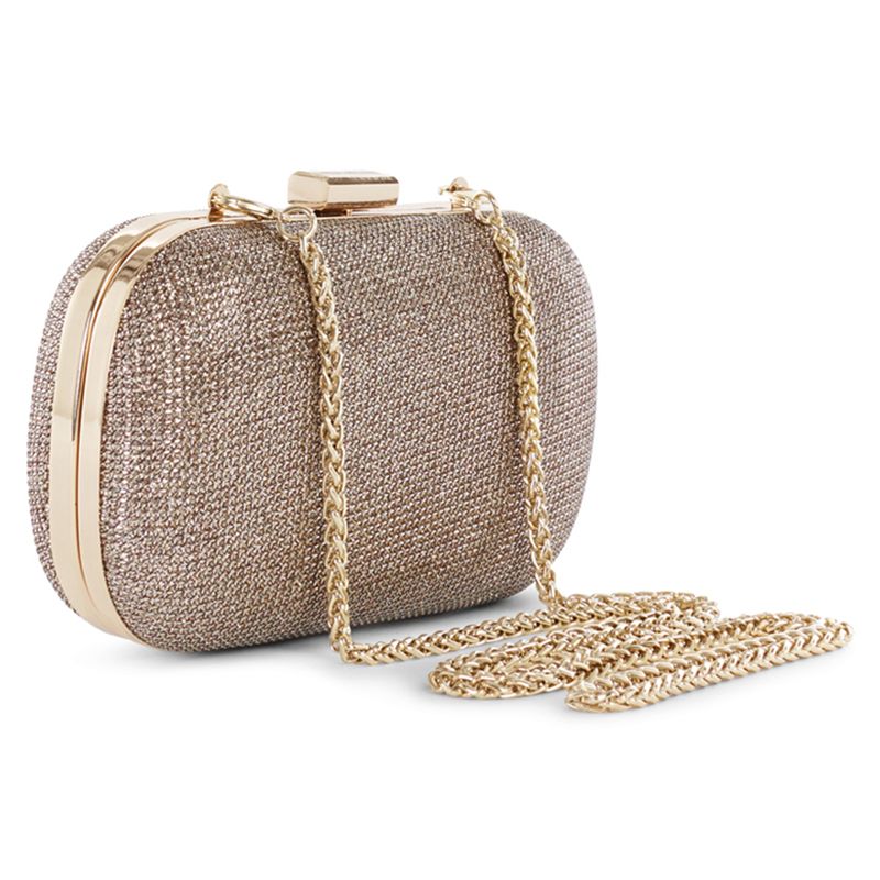 Buy Karen Millen Signature Glitter Clutch | John Lewis