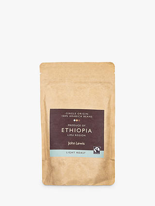 John Lewis & Partners Fair Trade Ethiopian Coffee Beans, 250g