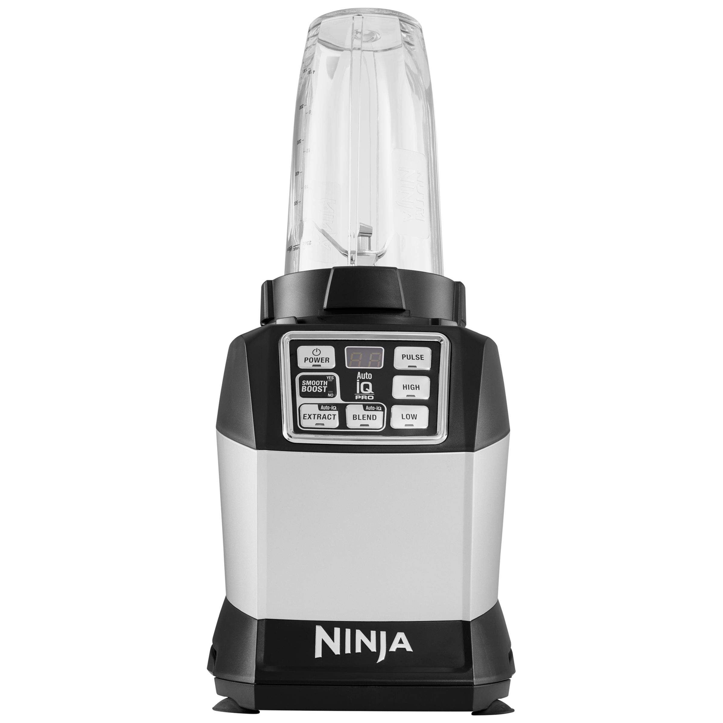 Ninja Compact Blender Duo, BL492UK, Silver at John Lewis & Partners