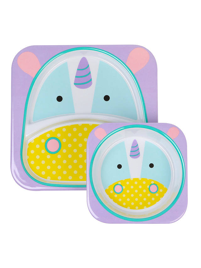 Melamine Owl Skip Hop Baby Plate and Bowl Set 