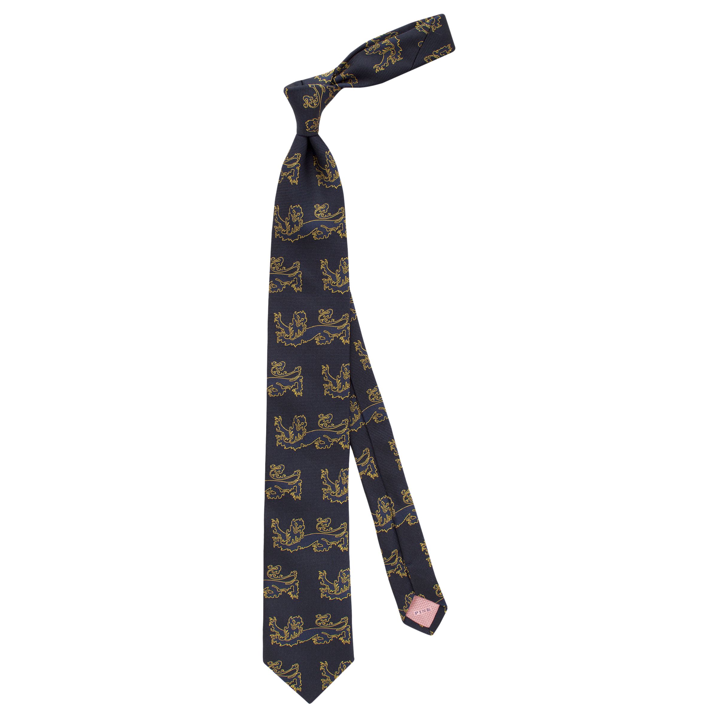 The Lions Collection by Thomas Pink Bennett Silk Tie
