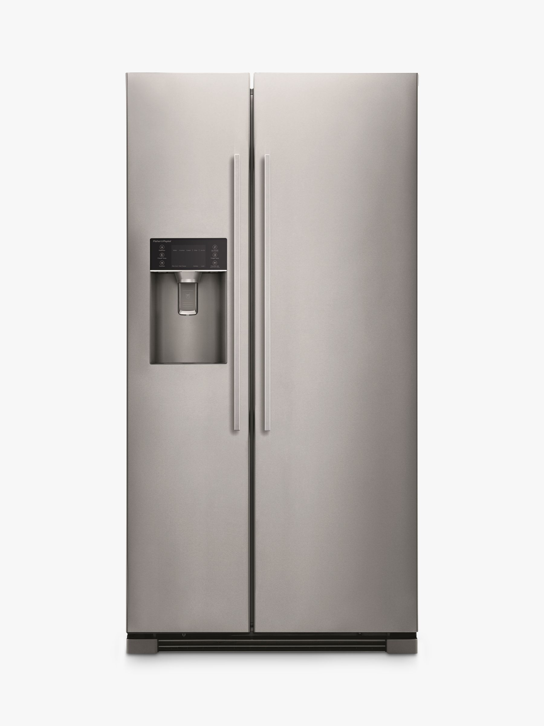 Fisher & Paykel RX611DUX American Style Fridge Freezer, Stainless Steel
