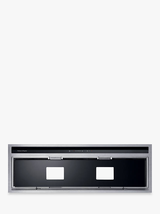 Buy Fisher & Paykel HP90IHCB3 Integrated Cooker Hood, Stainless Steel / Black Glass Online at johnlewis.com