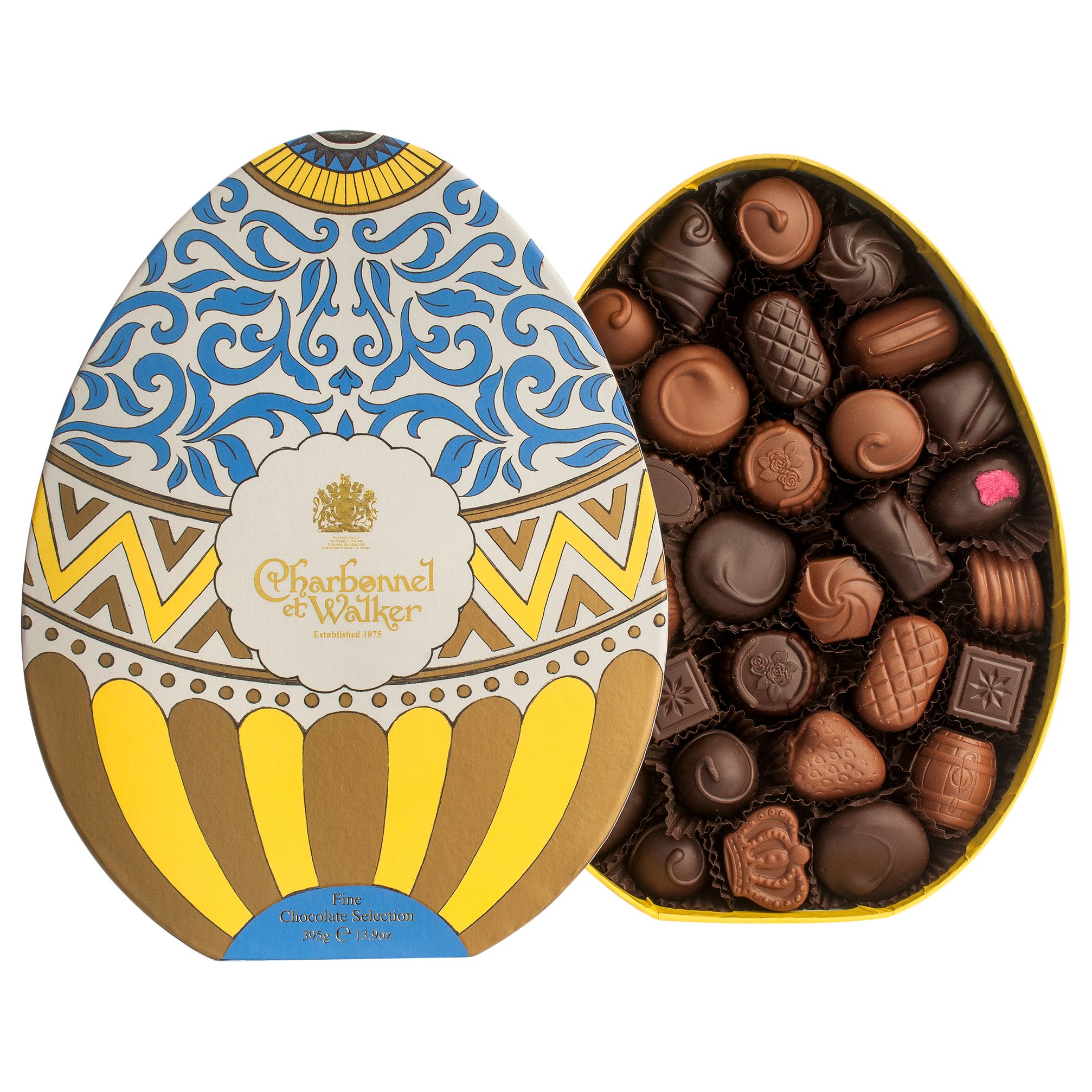 Buy Charbonnel et Walker Easter Egg Chocolate Box, Dark And Milk Chocolate Selection, 395g Online at johnlewis.com