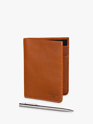 Stanley Leather Travel Wallet with Pen