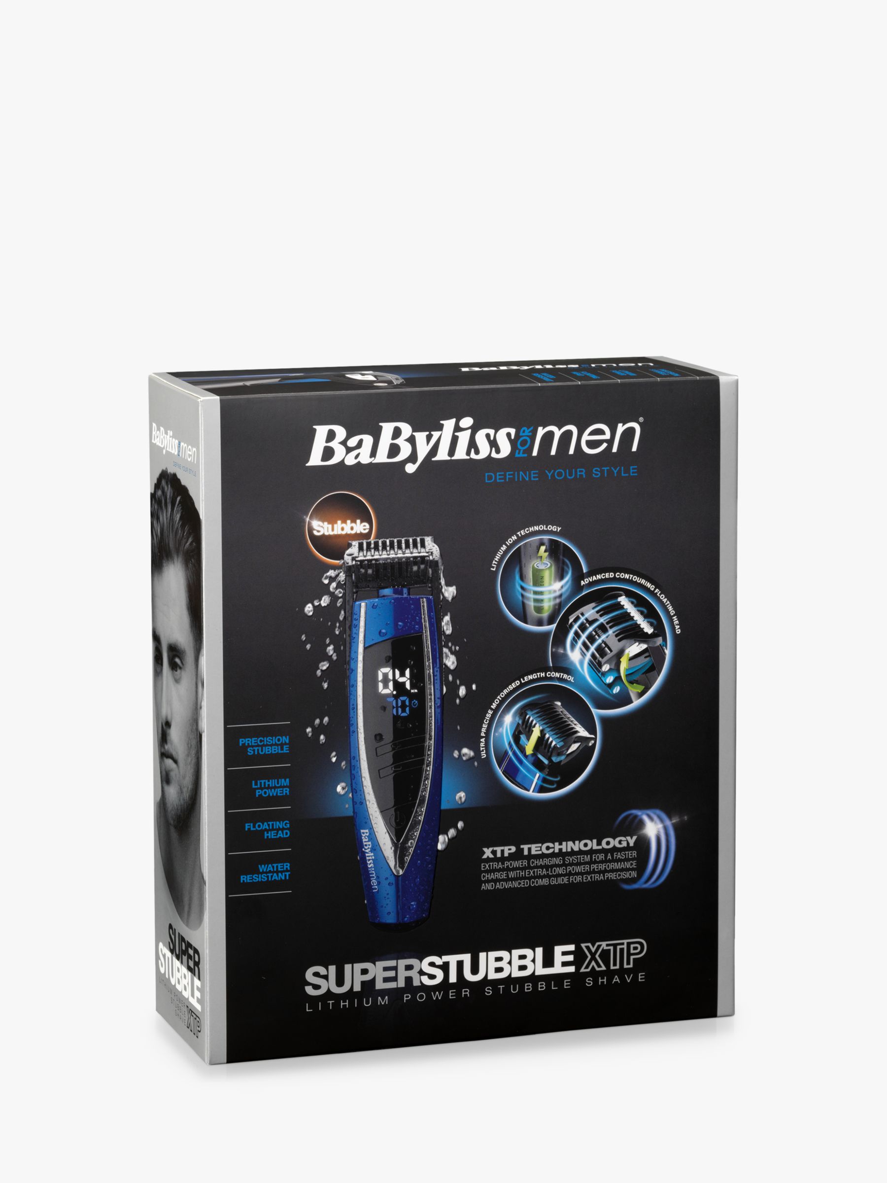 babyliss for men xtp super stubble trimmer 7898bu