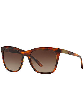 Ralph Lauren RL8151Q D-Frame Sunglasses, Tortoise/Brown Gradient