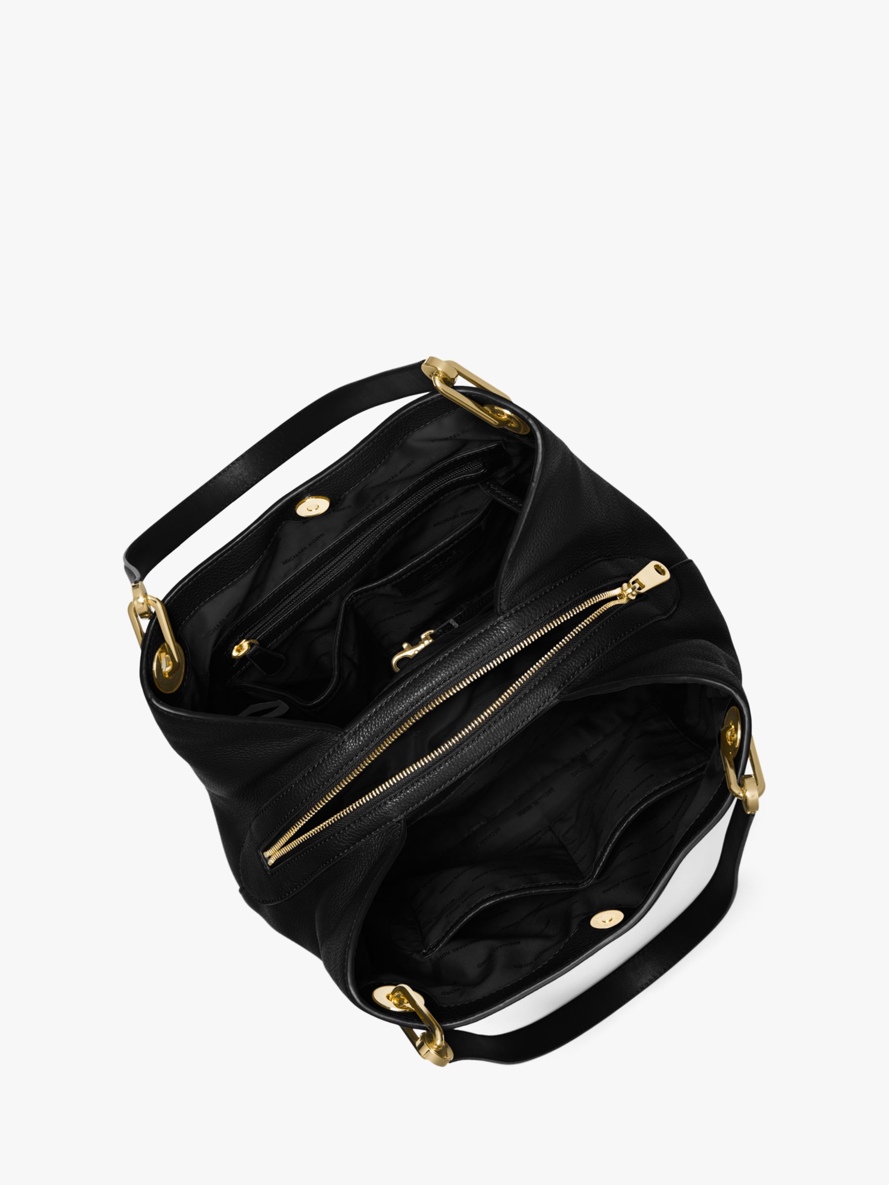 Michael Kors Raven Large Leather Shoulder Bag