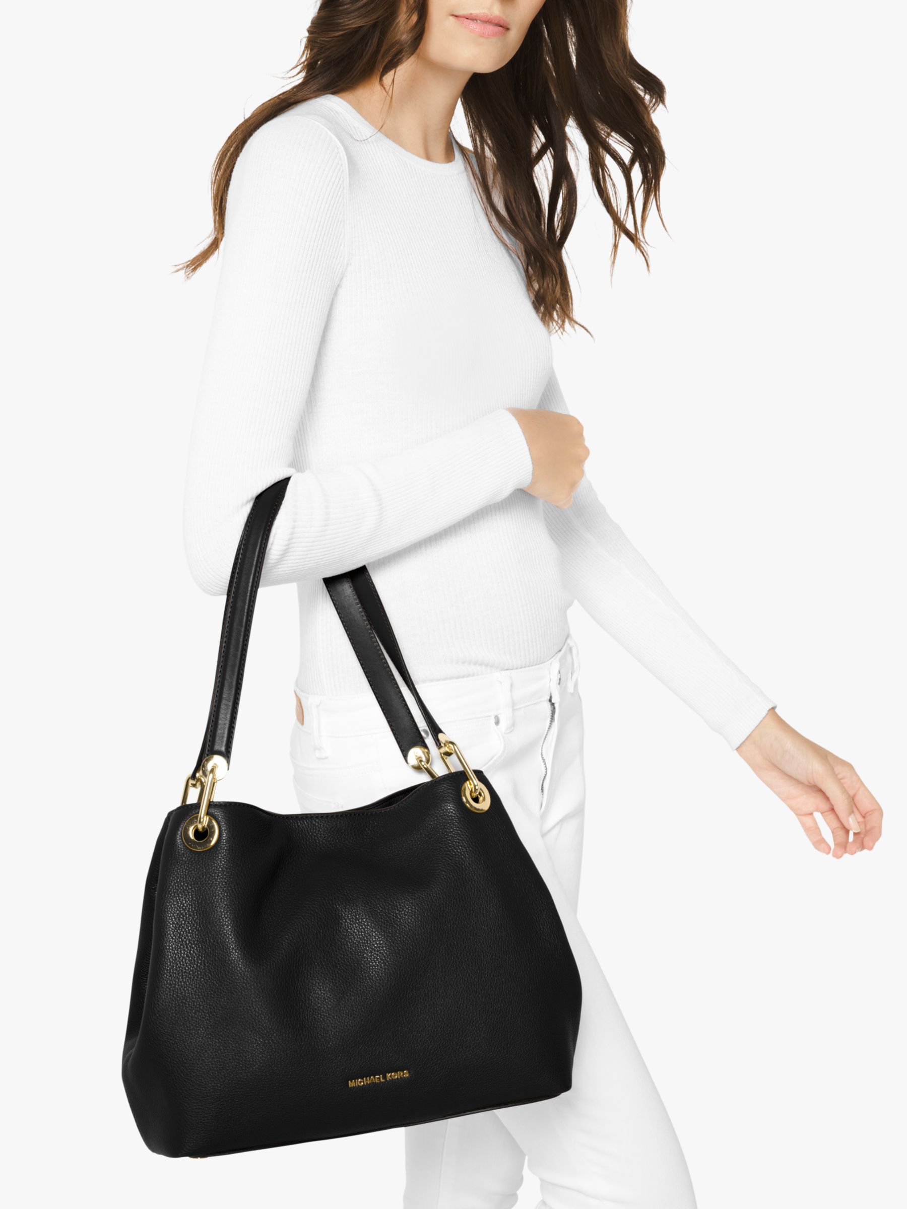 Buy the Michael Kors Shoulder Bag Black