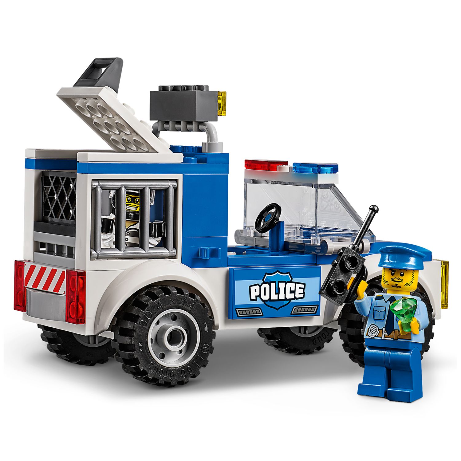 lego juniors police truck chase 10735