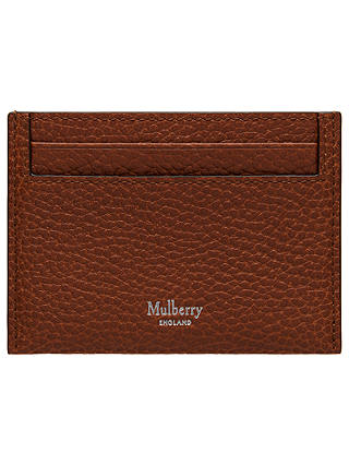 Mulberry Natural Grain Leather Credit Card Slip