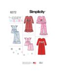 Simplicity Children's Sleepwear and Robe Sewing Pattern, 8272
