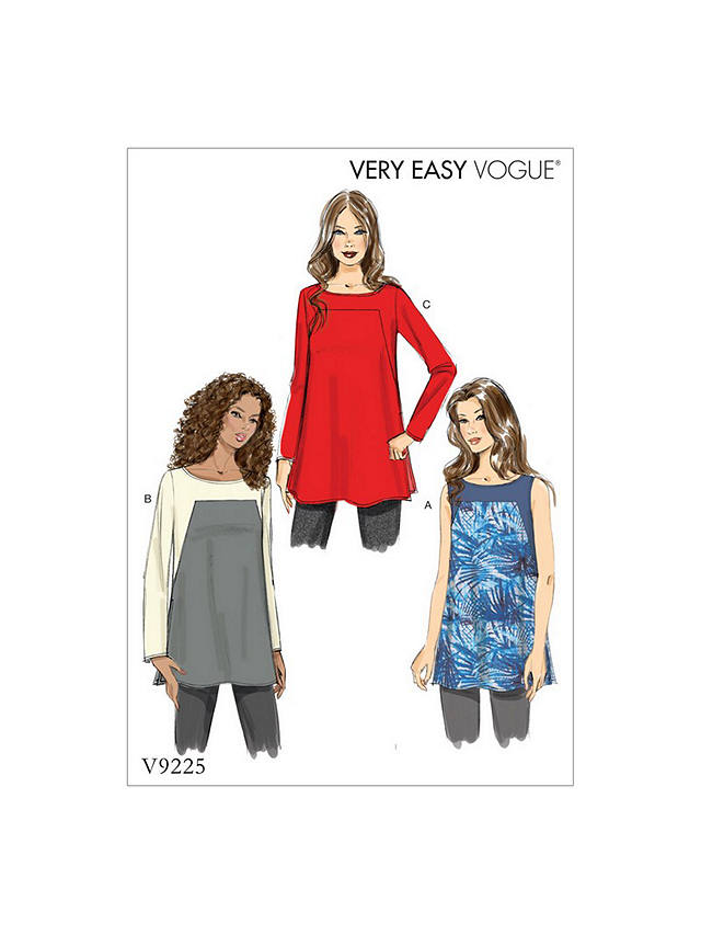 Vogue Women's Top Sewing Pattern, 9225, E5