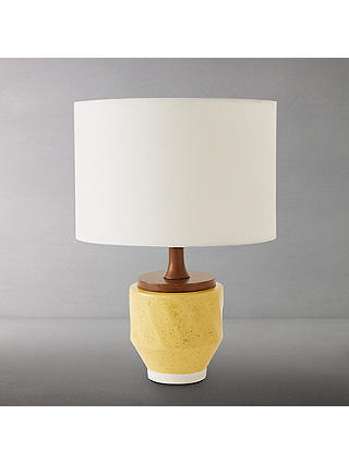 Roar + Rabbit for west elm Ripple Large Ceramic Table Lamp, Yellow
