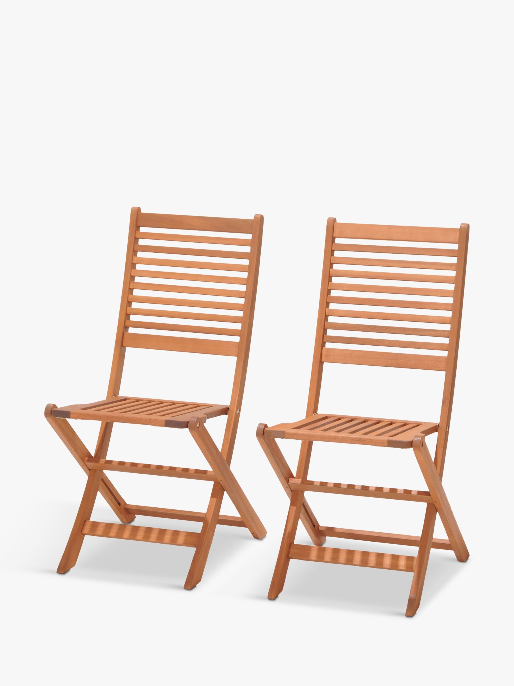 John Lewis & Partners Venice Folding Chairs, FSC-Certified (Eucalyptus), Set of 2 at John Lewis ...