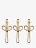 John Lewis Brass Plated Curtain Hooks, Pack of 30
