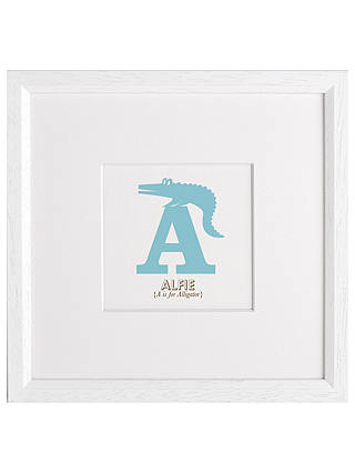 Letterfest Children's Name Animal Alphabet Framed Print