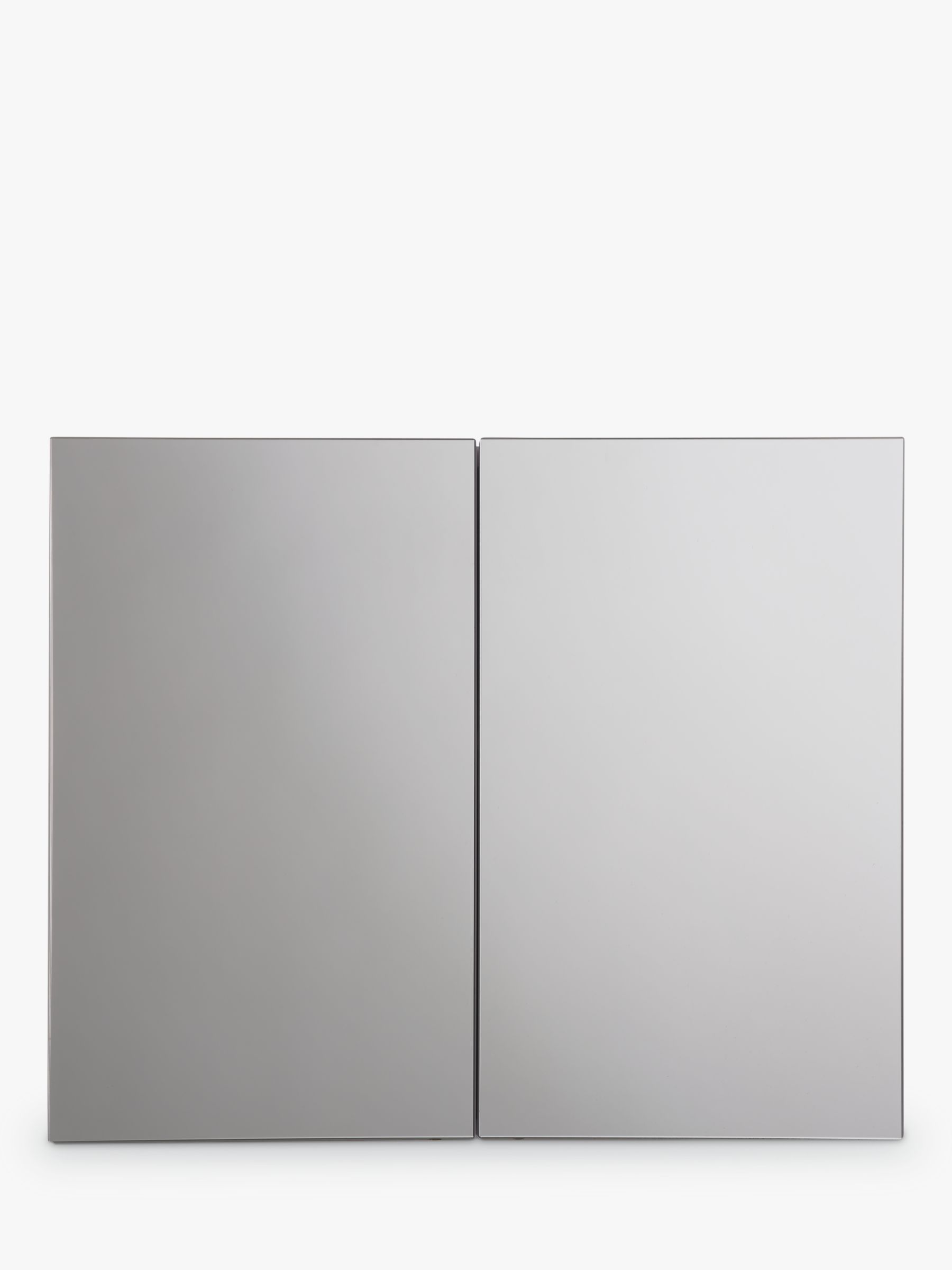 Photo of John lewis double mirrored bathroom cabinet white metal