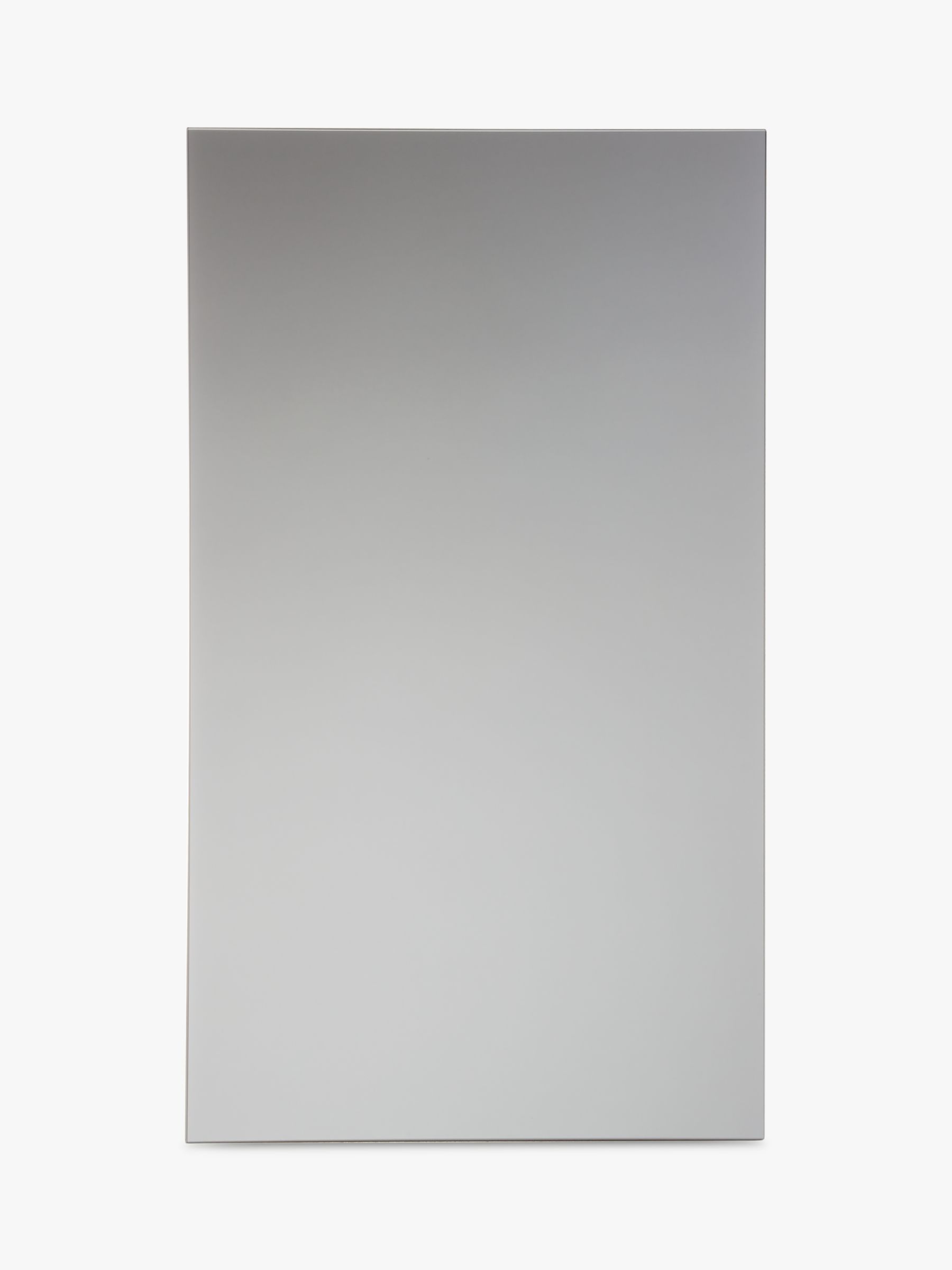 Photo of John lewis single mirrored bathroom cabinet silver