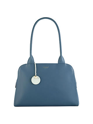 Radley Millbank Leather Medium Tote Bag, Blue