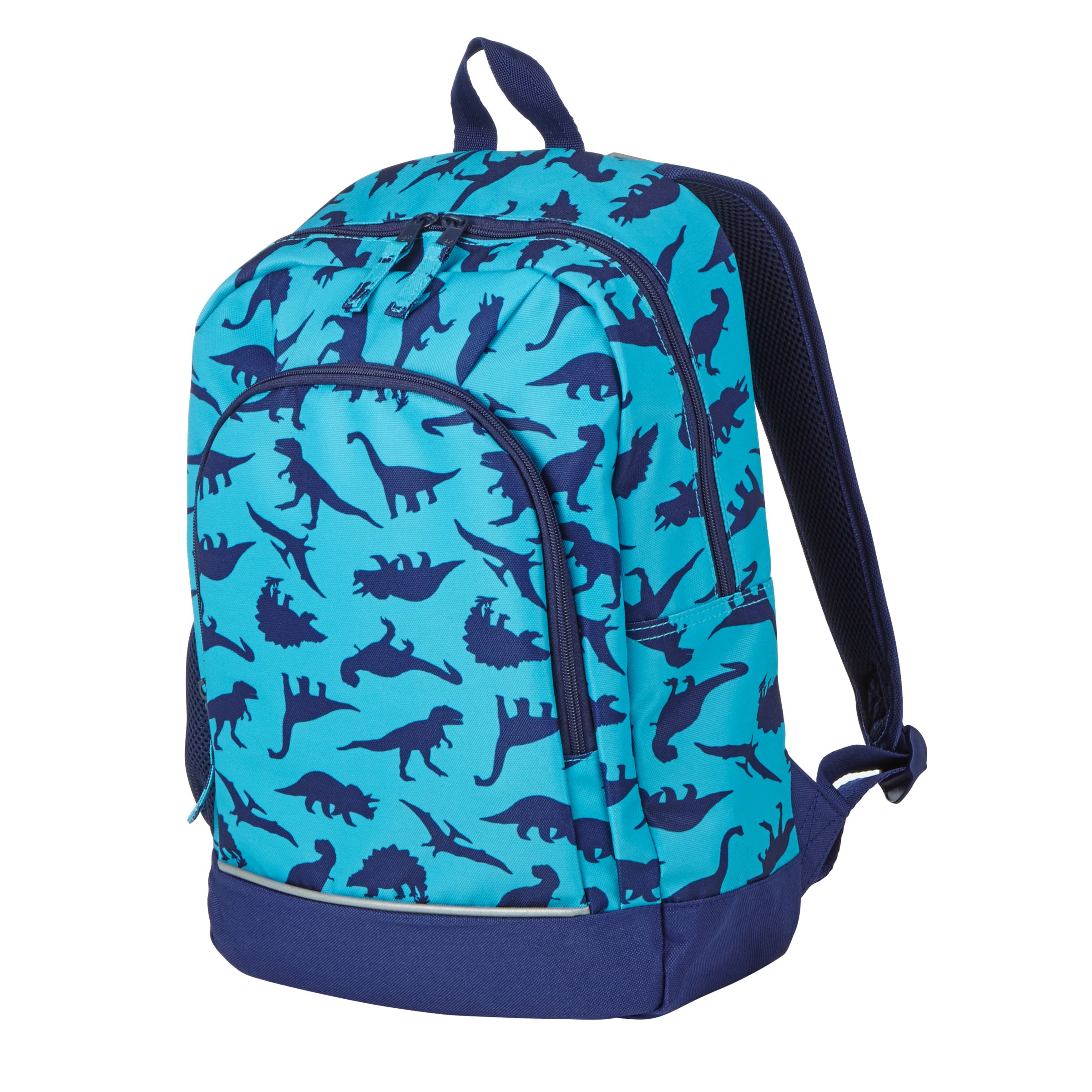 blue dinosaur backpack