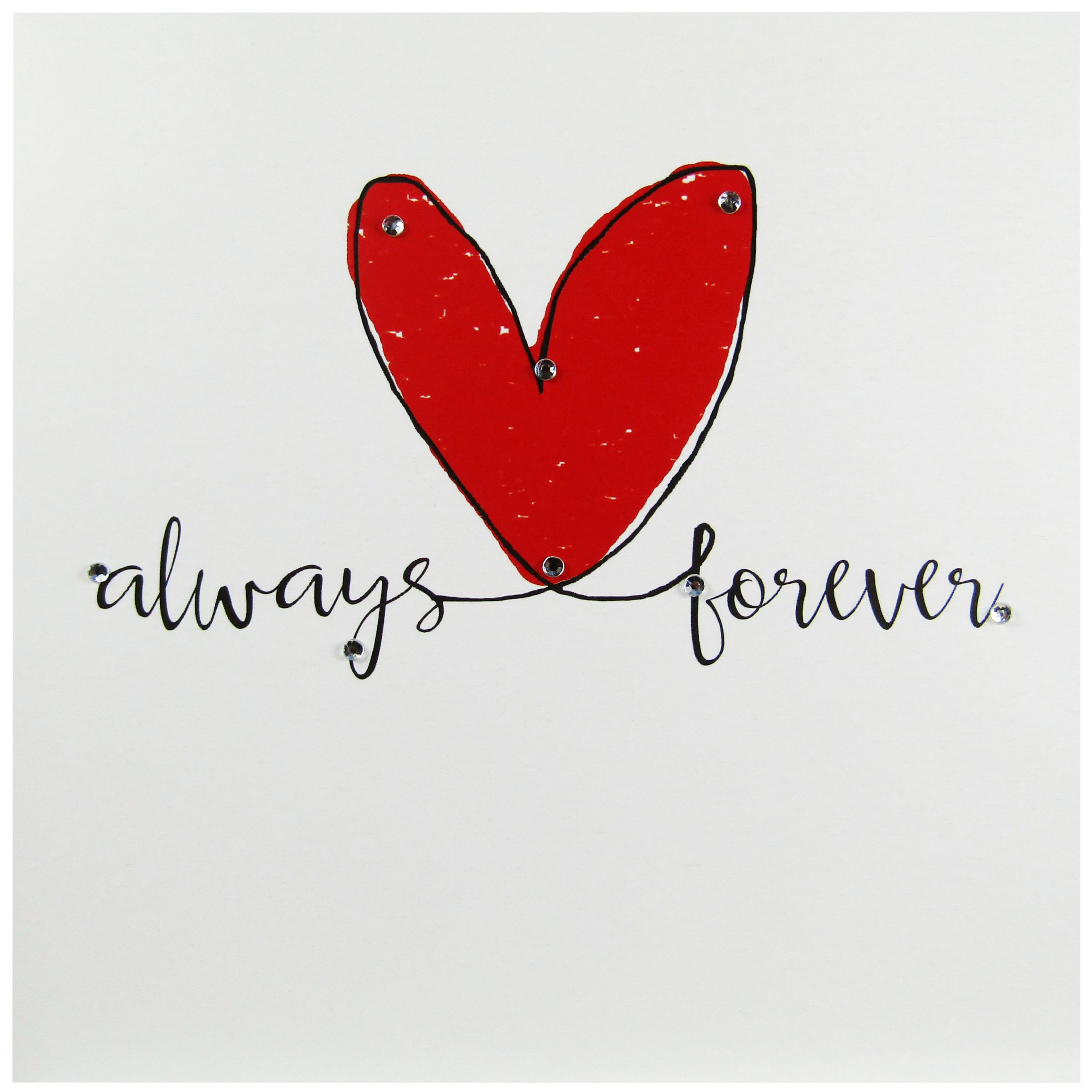 Hammond Gower Big Love Always Forever Valentine S Day Card At John Lewis Partners