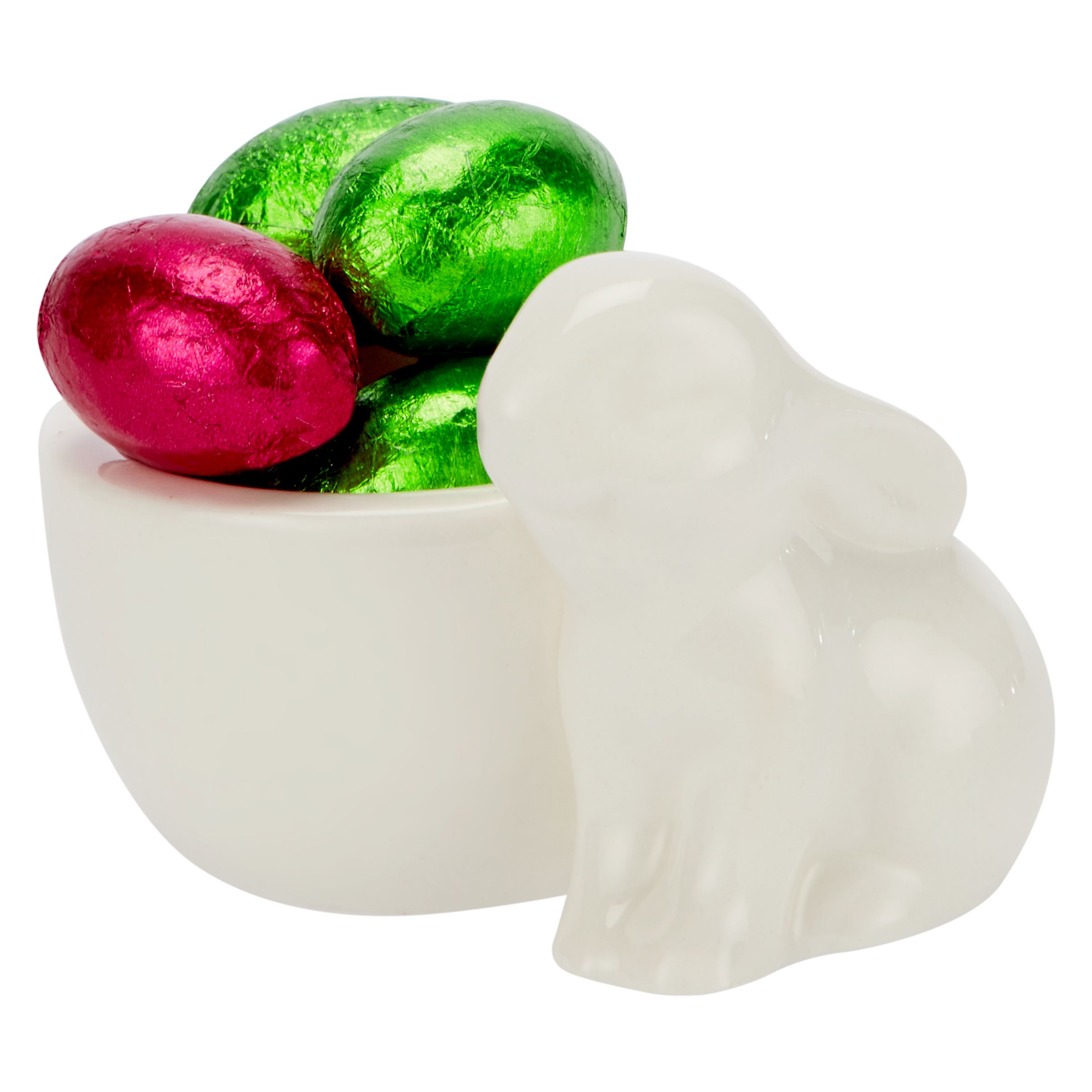 candy house rabbit egg cup with chocolate eggs 27g at john