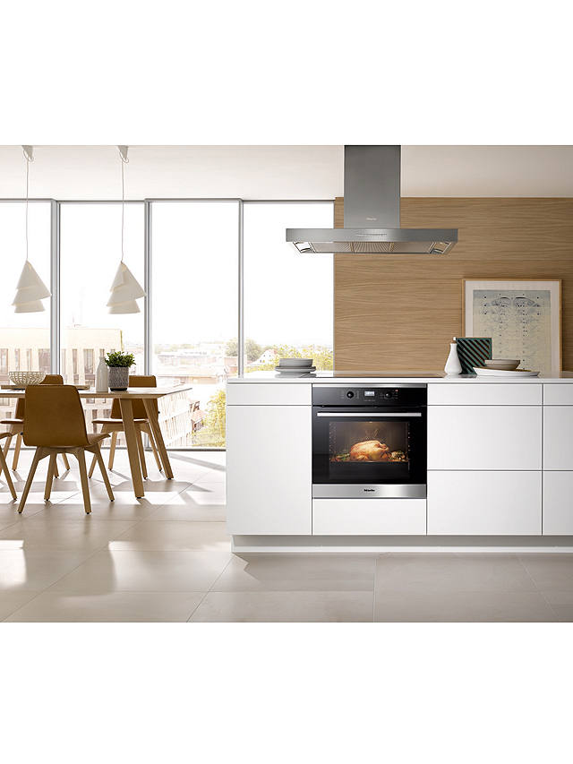 Buy Miele PUR98D Island Cooker Hood, Stainless Steel Online at johnlewis.com