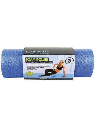 Yoga-Mad 6" Massage Foam Roller, Blue