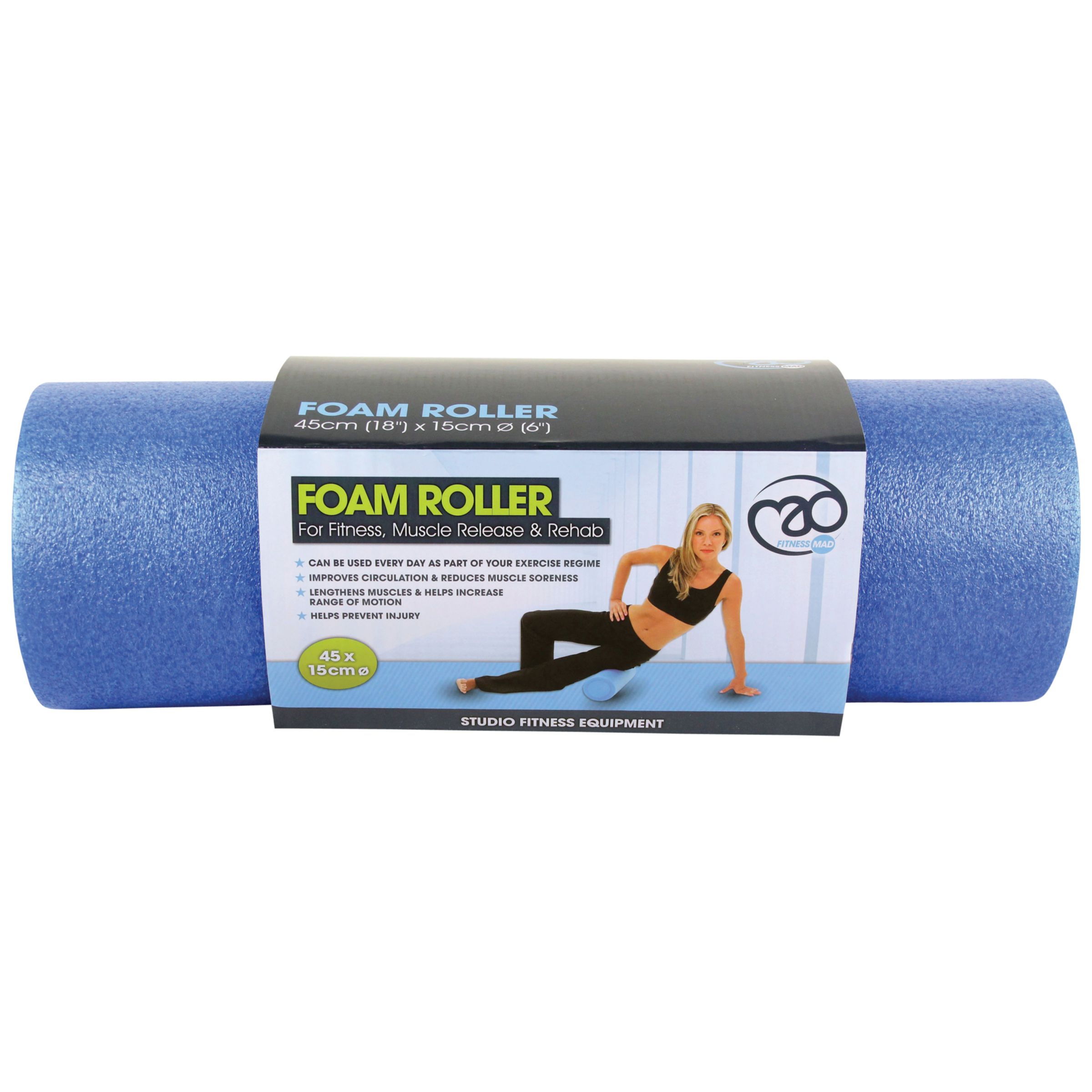 Yoga-Mad Yoga-Mad 6 Massage Foam Roller, Blue