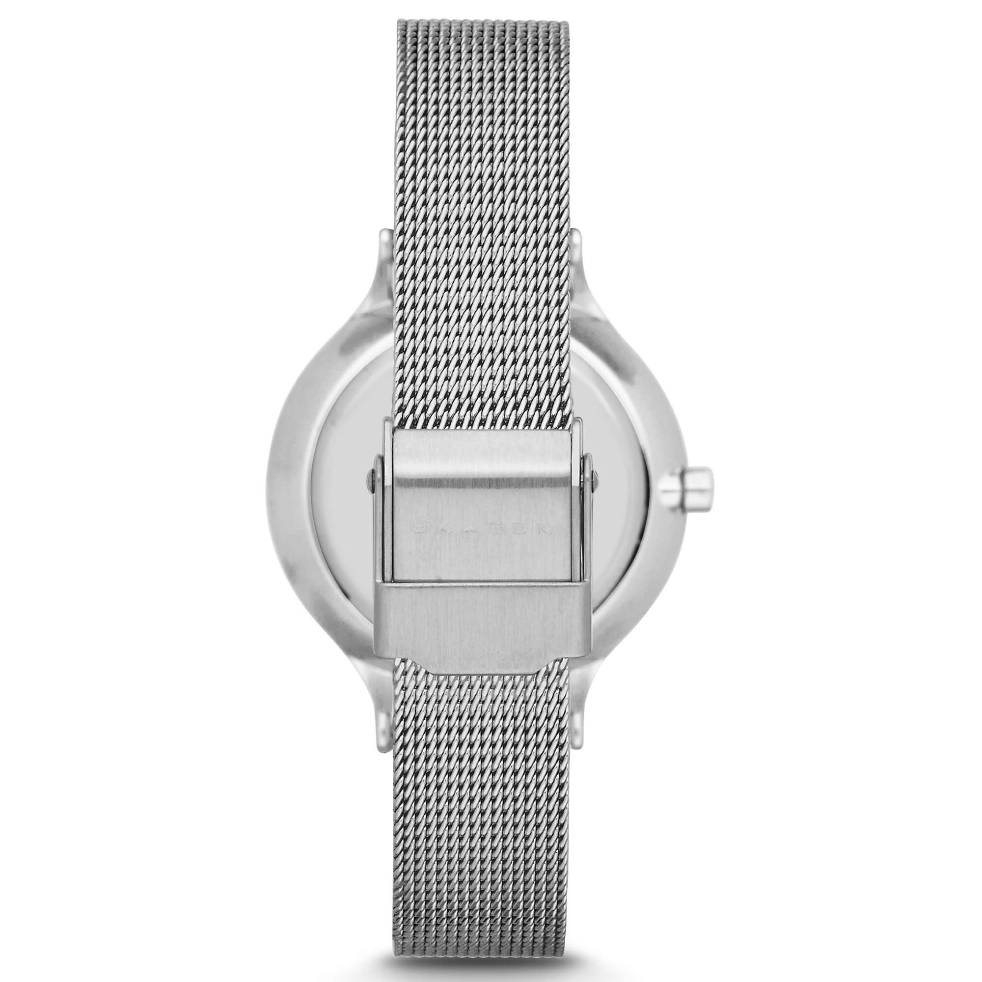 Buy Skagen SKW2149 Women's Anita Stainless Steel Mesh Bracelet Strap Watch, Silver Online at johnlewis.com
