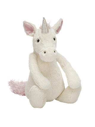 Jellycat Bashful Unicorn Soft Toy, Medium, Multi