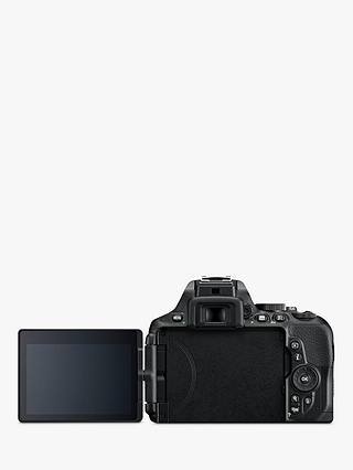 Nikon D5600 Digital SLR Camera with 18-140mm VR Lens, HD 1080p, 24.2MP, Wi-Fi, Optical Viewfinder, 3.2" Vari-Angle LCD Touch Screen, Black