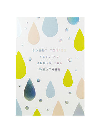 Lagom Designs Under The Weather Greeting Card