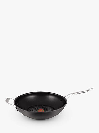 Jamie Oliver by Tefal Hard Anodised Non-Stick Wok, 30cm