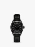Hamilton H68401735 Men's Khaki Field Date Rubber Strap Watch, Black