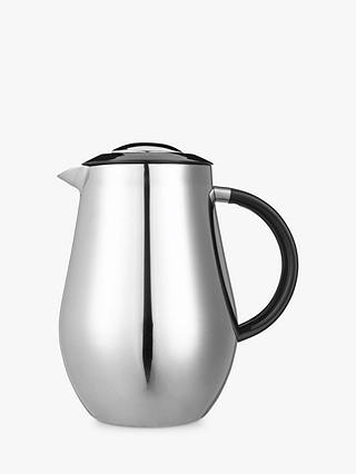 John Lewis & Partners Stainless Steel Double Wall Cafetiere, 8 Cup, 1L