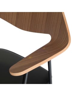 Case Robin Day 675 Chair, Walnut and Black Frame