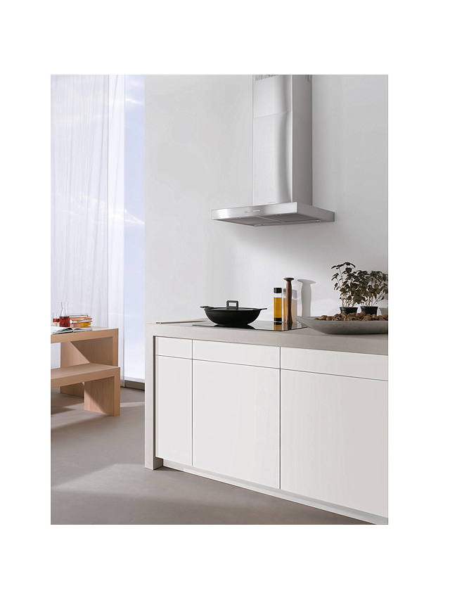 Buy Miele PUR68W Chimney Cooker Hood, Stainless Steel Online at johnlewis.com