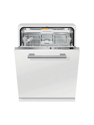 Miele G6060SCVI Fully Integrated Dishwasher, White / Stainless Steel