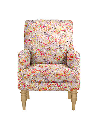 John Lewis Sterling Armchair in Liberty Fabric, Light Leg