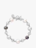 Dower & Hall Sterling Silver Pearlicious Pearl Nugget Bracelet