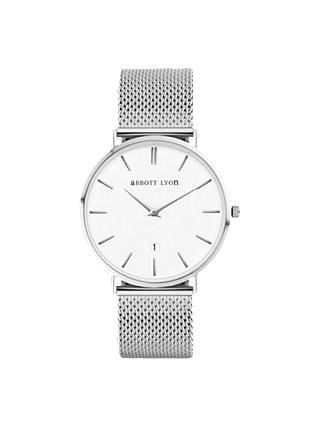 Abbott Lyon Women's Kensington 34 Date Mesh Bracelet Strap Watch